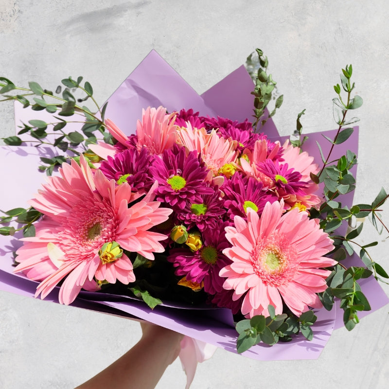 Ramo de Gerberas, Margaritas y Minirosas - Mallorca