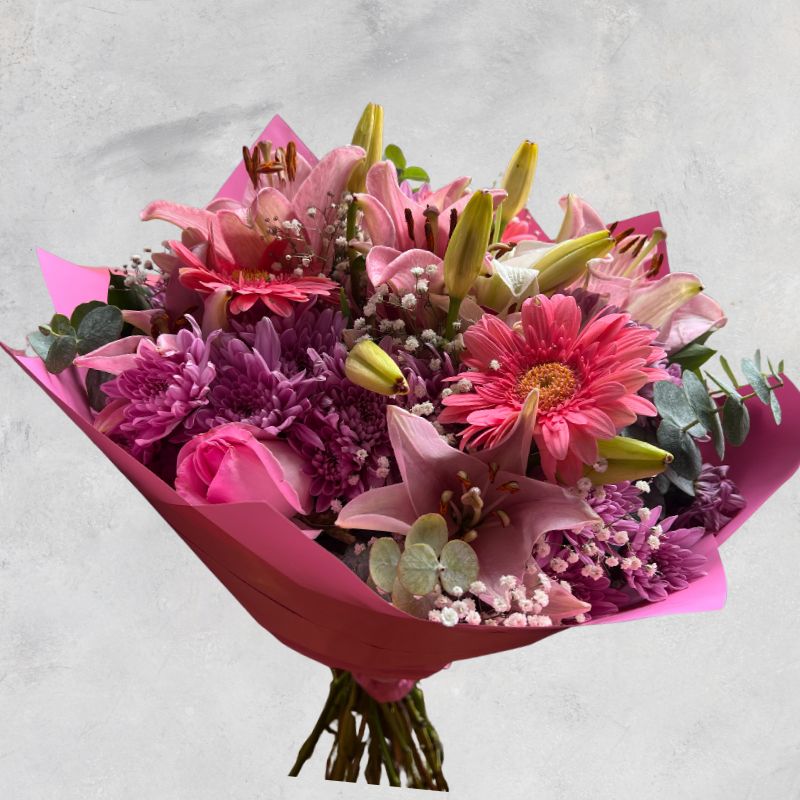 Ramo de Gerberas, Margaritas, Solidago y Rosas - Lisboa