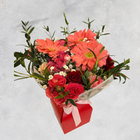 Ramo de Rosas, MiniRosa, Clavellina y gerberas - Florencia