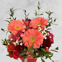 Ramo de Rosas, MiniRosa, Clavellina y gerberas - Florencia