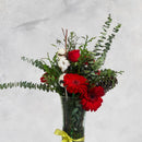 Ramo Navideño con Rosa, Geberas, Pino y flor de algodón - Dublin