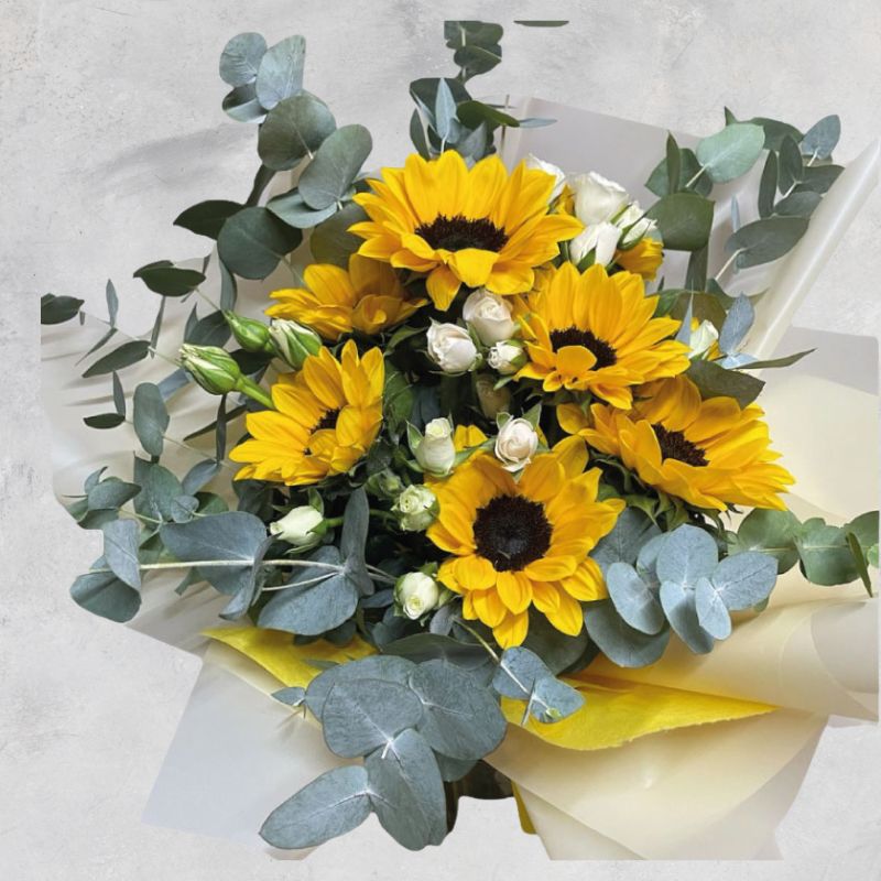 Ramo de Girasoles y Rosas - BAHAMAS