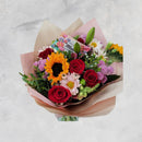 Ramo de rosas, girasoles, lilis y margarita - Mar