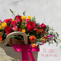 Canasta Rosas y MiniRosas - Armonia