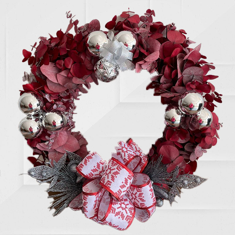 Corona Floral Navideña