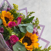 Ramo Girasoles, Margaritas y Rosas - Victoria