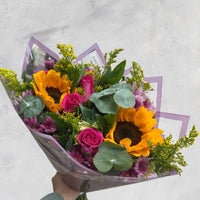 Ramo Girasoles, Margaritas y Rosas - Victoria